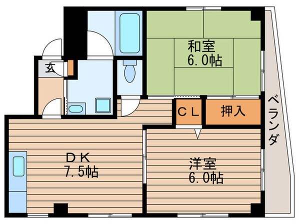 リヴェール山手の物件間取画像